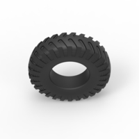 Diecast military truck tire 4 Scale 1 to 10 - Thumbnail 6