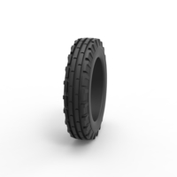 Diecast tractor front tire Scale 1 to 10 - Thumbnail 3