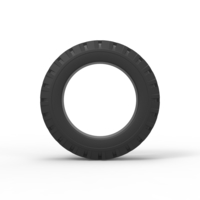 Diecast tractor front tire Scale 1 to 10 - Thumbnail 5