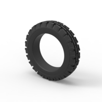Diecast tractor front tire Scale 1 to 10 - Thumbnail 7