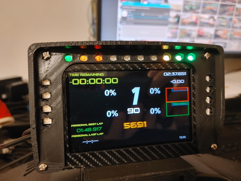 DASHBOARD FOR VOCORE 4"