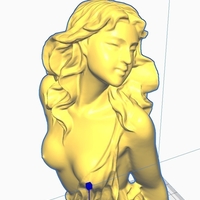 ASIAN GIRL ON THE ROCK (SCULPTURE) - Thumbnail 6