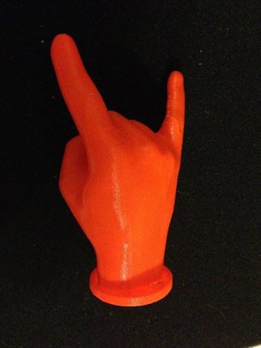 ring holder horn sign 3D Print 47223