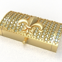 bracelet clasp_ lock12mm X 24mm - Thumbnail 2