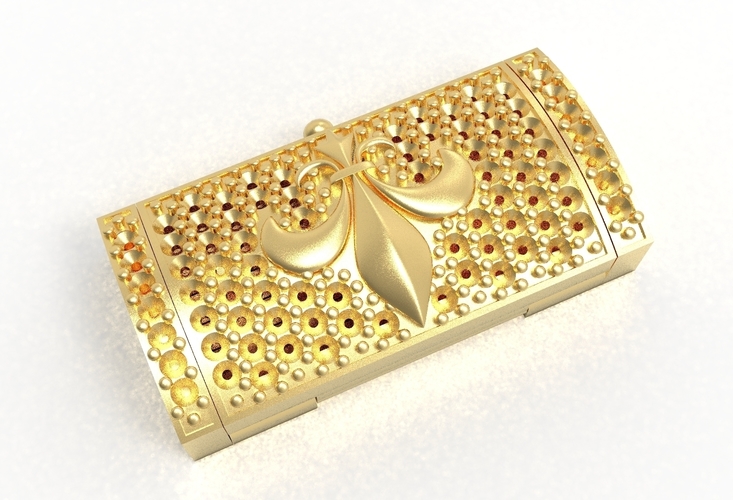 bracelet clasp_ lock12mm X 24mm 3D Print 472257