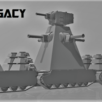 Small KV-44 LEGACY : 3D MODEL COLLECTION 3D Printing 472278