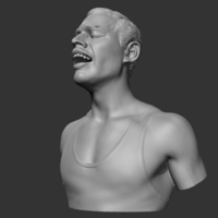 Freddie Mercury 3D print model - Thumbnail 5