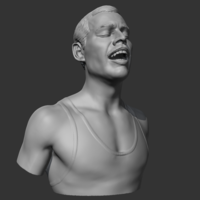 Freddie Mercury 3D print model - Thumbnail 9