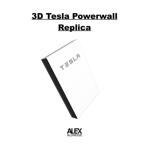 3D Tesla Powerwall Replica 3D Print 472387