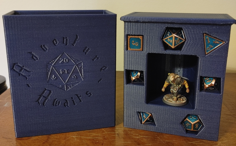 Dnd Mini Box D&D Mini and Dice Box - Pinshape