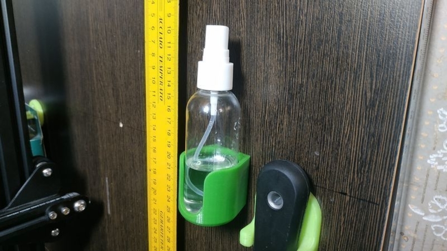 Wall Mounted Bottle Holder 3D Print 472538