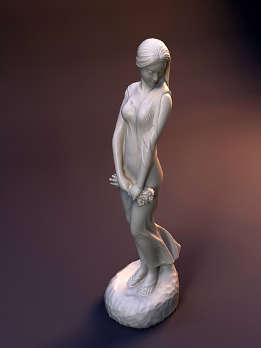 girl statue 3D Print 472680
