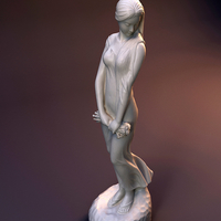 girl statue - Thumbnail 1