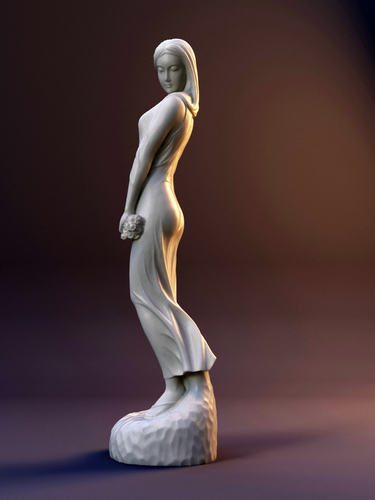 girl statue 3D Print 472681