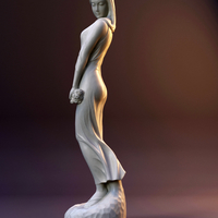 girl statue - Thumbnail 2