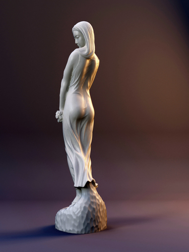girl statue 3D Print 472682
