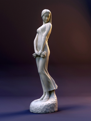 girl statue 3D Print 472683