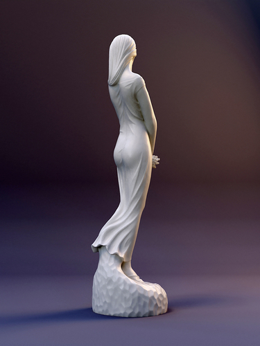 girl statue 3D Print 472685