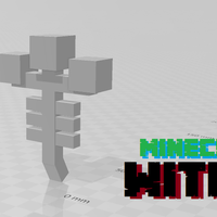 Small wither minecraft boss 3D Printing 472688