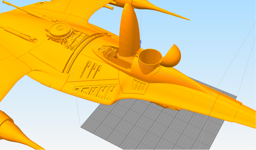 Madalorian N1. Custom Naboo Starfighter 3D Print 472770