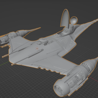 Small Madalorian N1. Custom Naboo Starfighter 3D Printing 472772