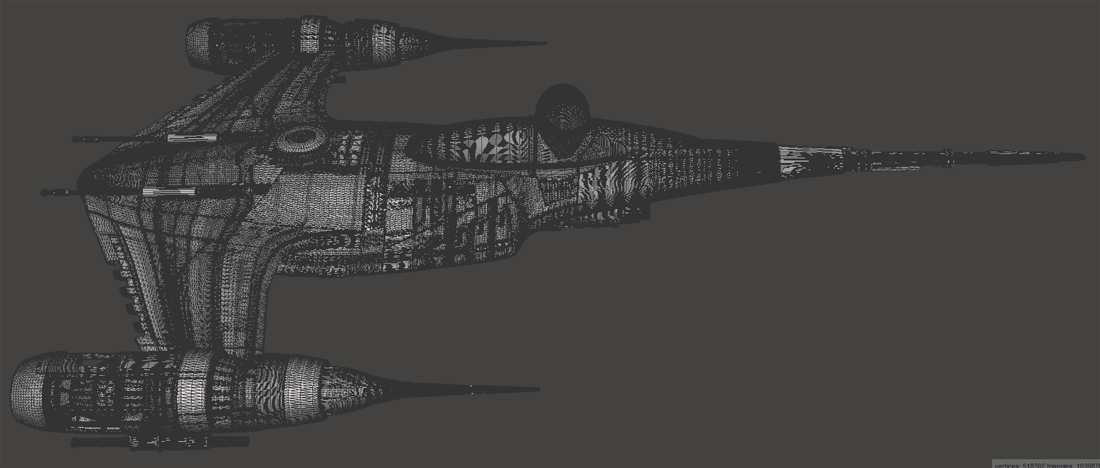 Madalorian N1. Custom Naboo Starfighter 3D Print 472774
