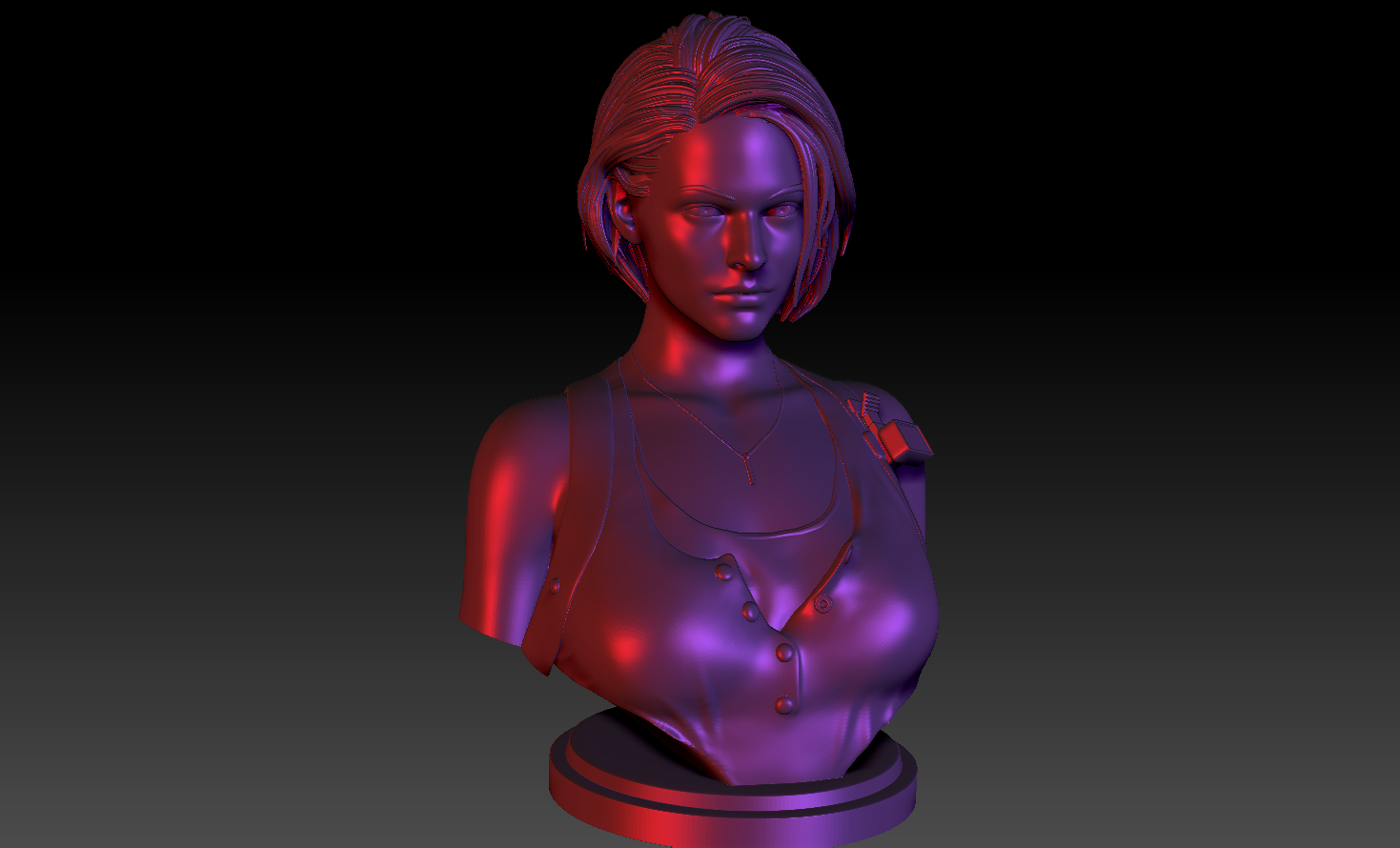 Jill Valentine - Resident Evil 3D model 3D printable