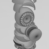 3d model-replica of a human eye anatomy 3D print model - Thumbnail 7