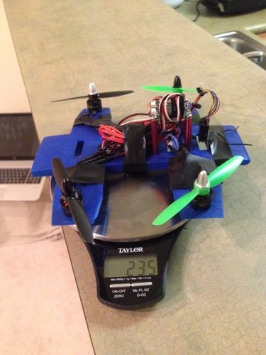 Blue Dog V3 : Unibody Quadcopter 3D Print 47282