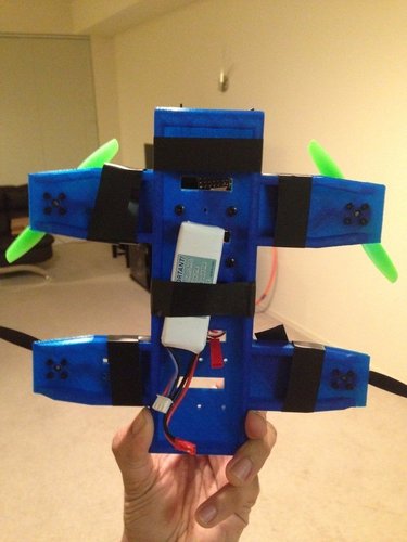 Blue Dog V3 : Unibody Quadcopter 3D Print 47283