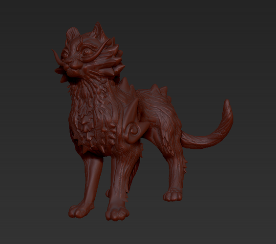 Chinese dragon cat 3D Print 472967