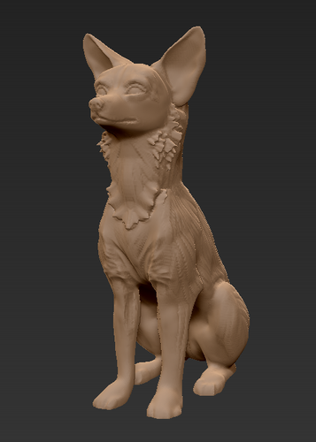 Basenji dog sitting 3D Print 472969