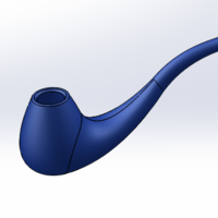 Small cigarette pipe 3D Printing 473064