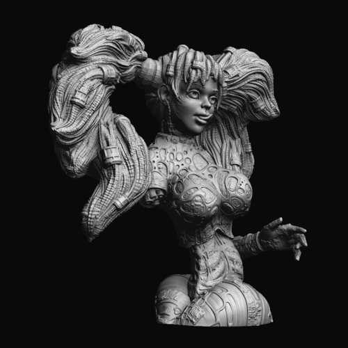 cybergirl Vega 3D Print 473078