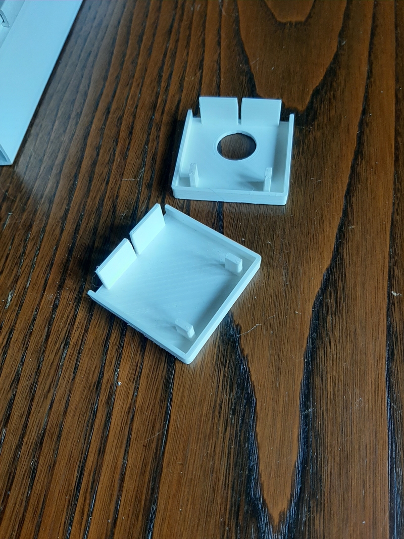  Trunking End Cap Maxi PVC 50mm x 50mm