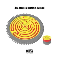 Small 3D Ball Bearing Maze 3D Printing 473117