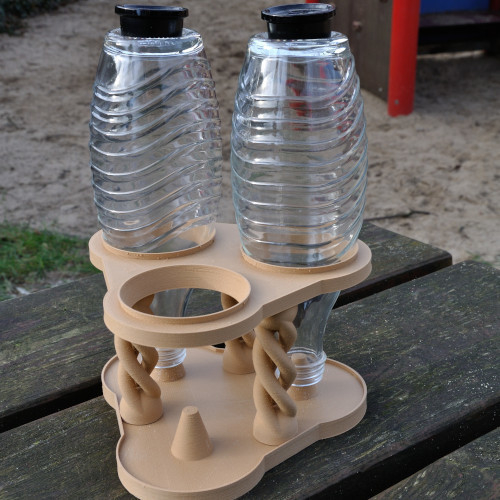 SodaStream 3-Glass-Bottle Dryer (Spiral Foot) 3D Print 473213