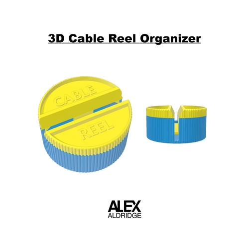 3D Cable Reel Organizer