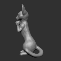 Fantasy mouse holding sphere - Thumbnail 3