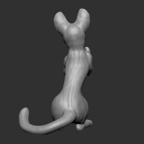 Fantasy mouse holding sphere 3D Print 473410