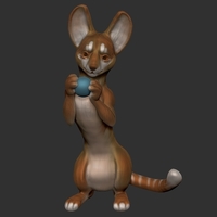 Fantasy mouse holding sphere - Thumbnail 6