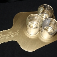 Small  3D Crown Royal Shot Glass Drink Serving Tray 3D Printing 473538