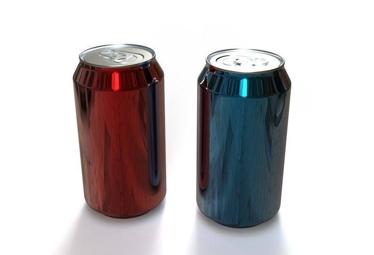 drink can- beverage can 3D Print 473557
