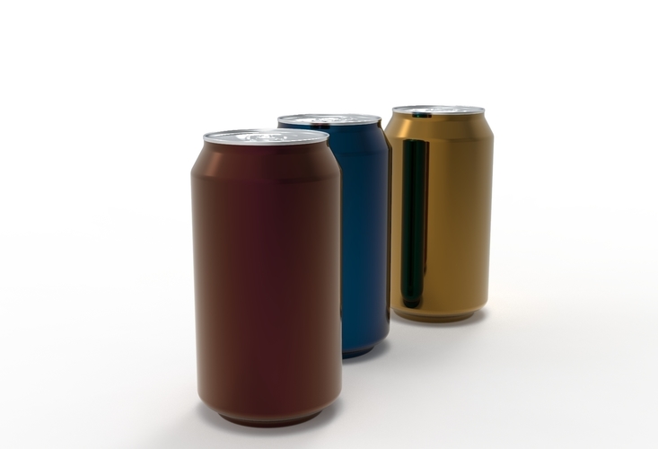 drink can- beverage can 3D Print 473562