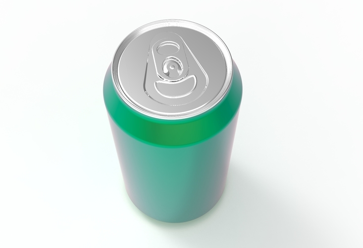 drink can- beverage can 3D Print 473570