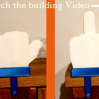 The Middlefinger Keychain (100% printed) - Thumbnail 2