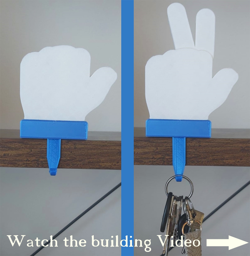 The victory-finger Keychain