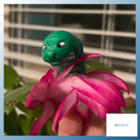 Small ANGRY CHONKY GARDEN WORM 3D Printing 473602