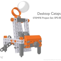 Small STEMFIE Desktop Catapult 3D Printing 473754