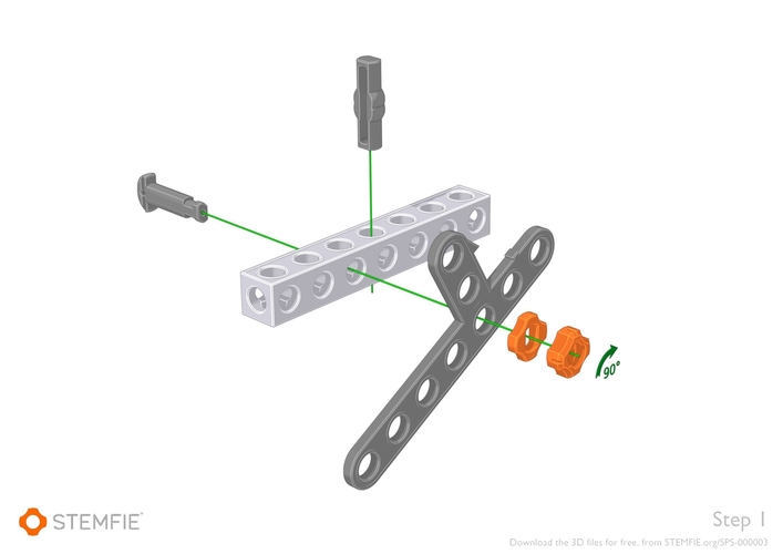 STEMFIE Desktop Catapult 3D Print 473757